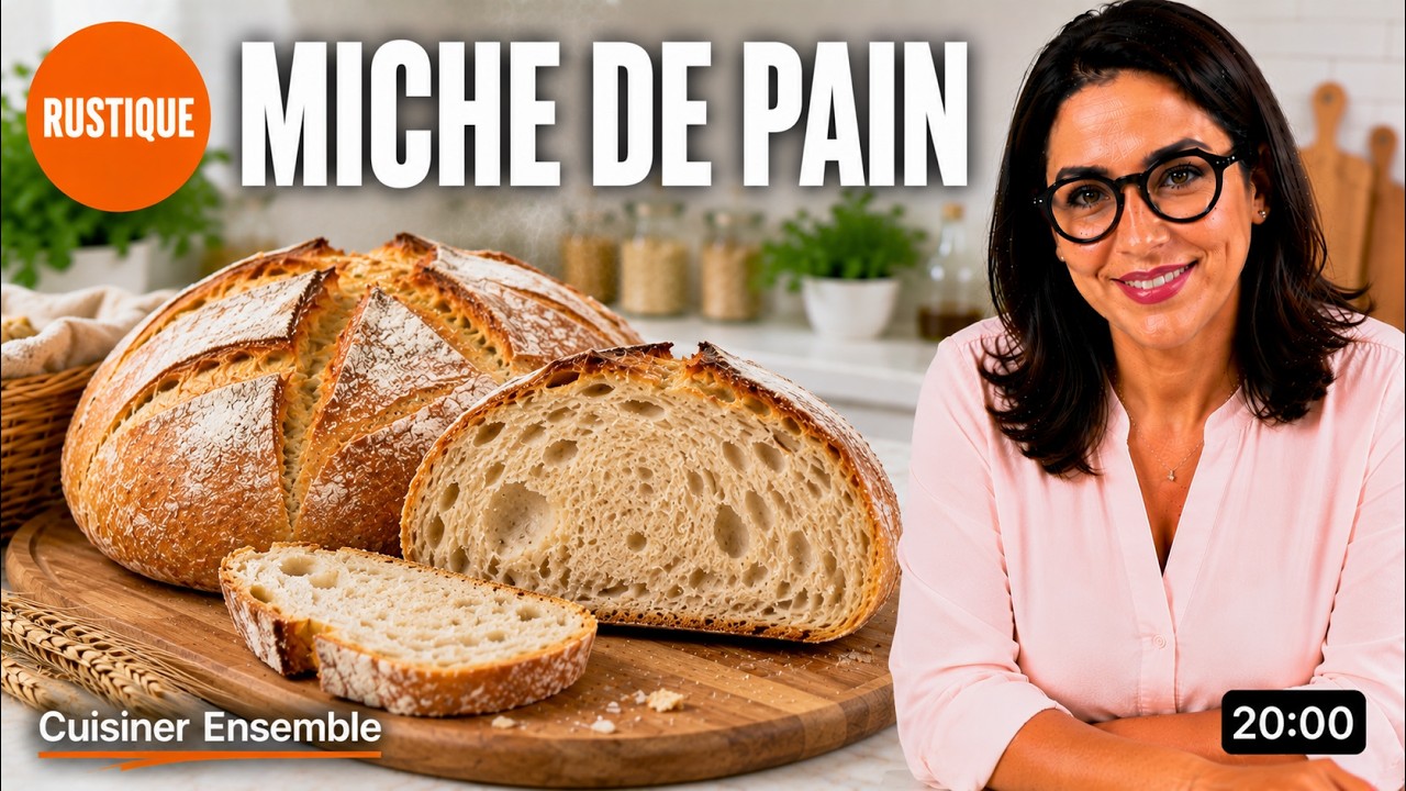 Tous les secrets et astuces de la miche de pain, résultat professionnel - Batch cooking .
