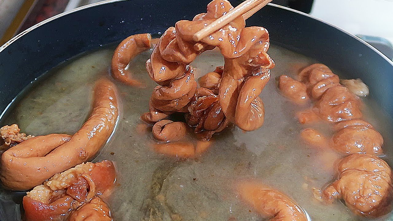 滷大腸好吃有訣竅，學會閩南特色做法，汁香味濃，3斤大腸不夠吃