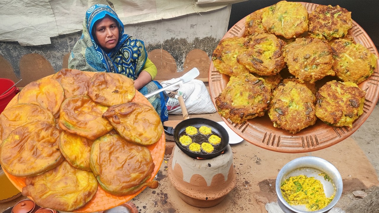 বাঙালির প্রিয় স্পেশাল ইফতার খেসারি মসুর ডালের বড়া সাথে মুচমুচে বেগুনি রেসিপি Ramadan Special Iftar