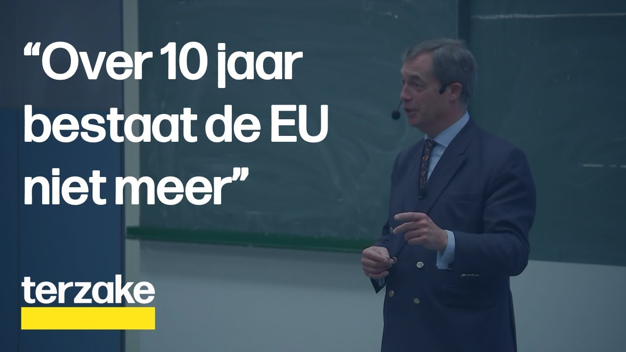 Nigel Farage over de EU na de brexit | Terzake