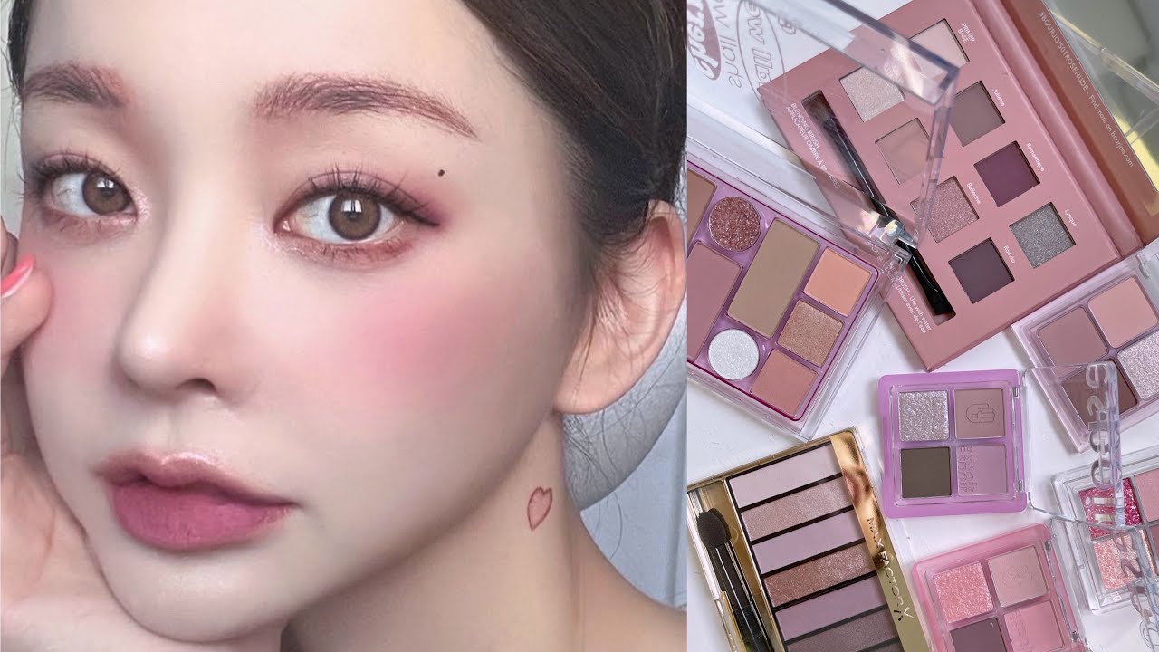 웜톤이 사랑한 쿨톤 메이크업...💜 그냥 막 써봤더니 마음에 들어..🥺