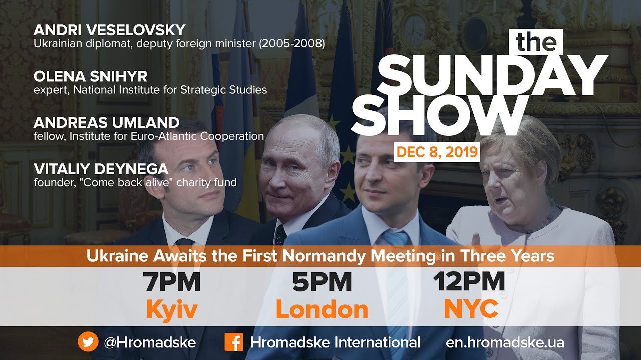 The Sunday Show: Ukraine Awaits the First Normandy Meeting in Three Years