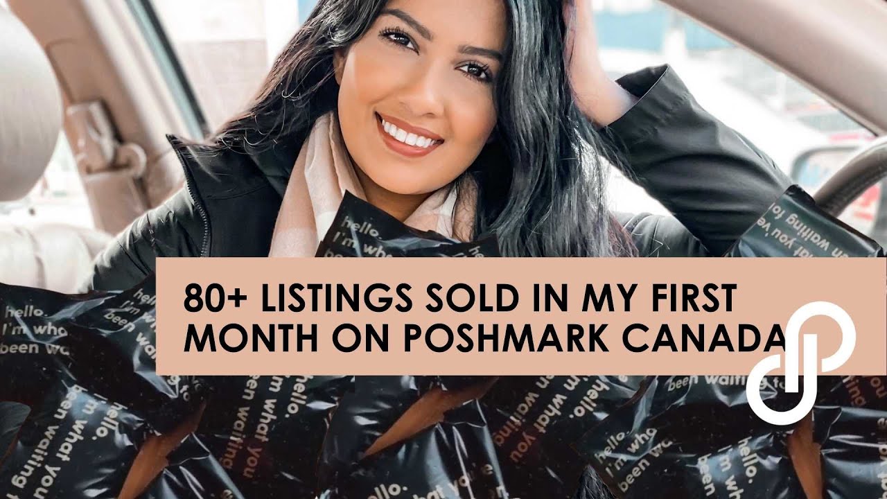 My First Month Selling on Poshmark Canada
