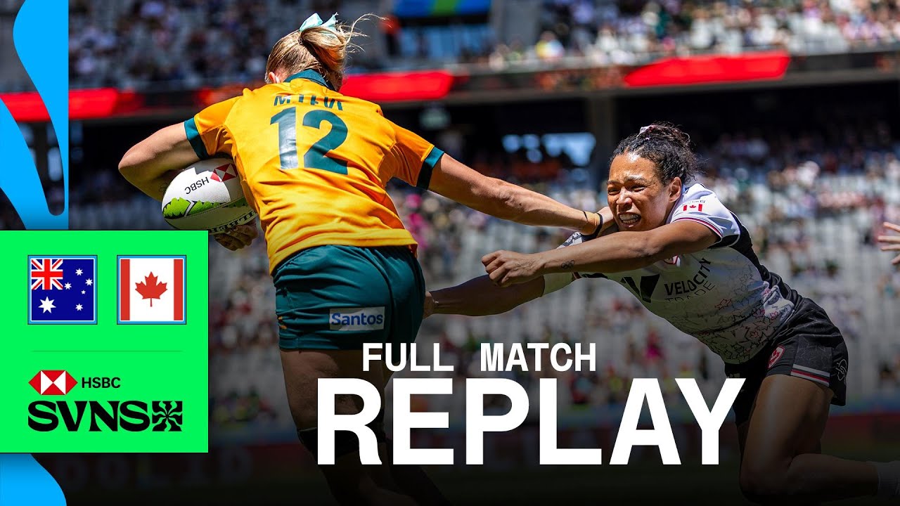 Aussie's RUN RIOT in Cape Town 🤯 | Australia v Canada | HSBC SVNS Cape Town 2025 | Full Match Replay