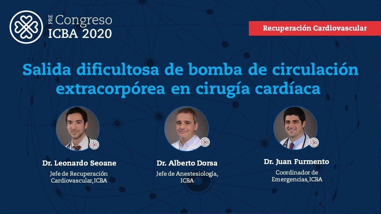 27-  Salida dificultosa de bomba de circulación extracorpórea en cirugía cardíaca