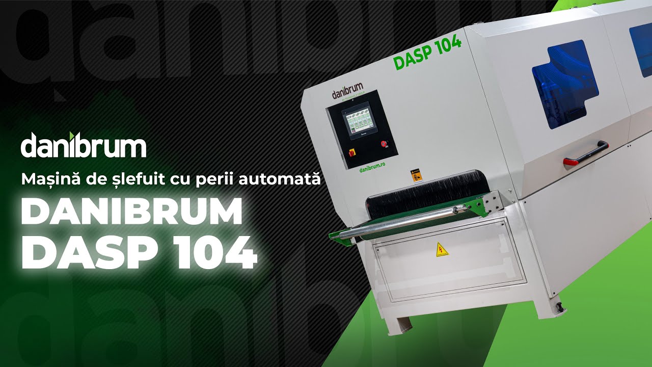 🔴 Mașină automată de șlefuit cu perii și tamburi DASP104 - danibrum▪️ro