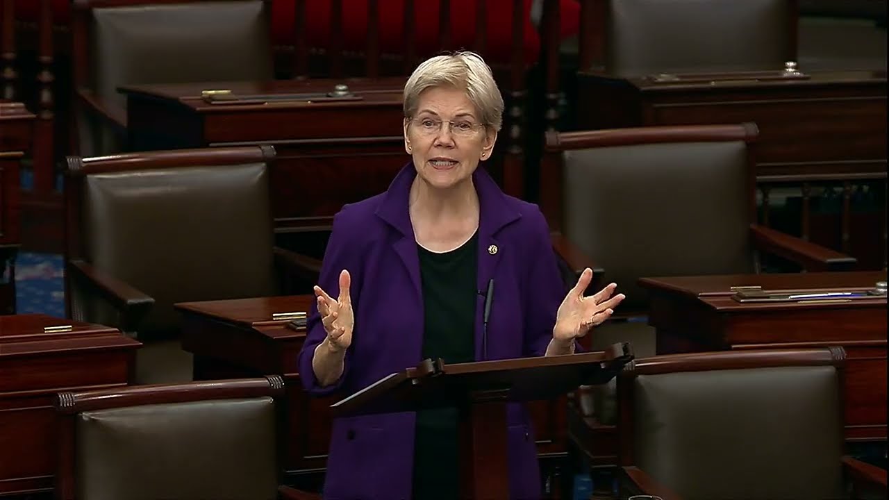 On Senate Floor, Warren Speaks in Support of Senator Merkley Protesting Trump's Threats to Democracy