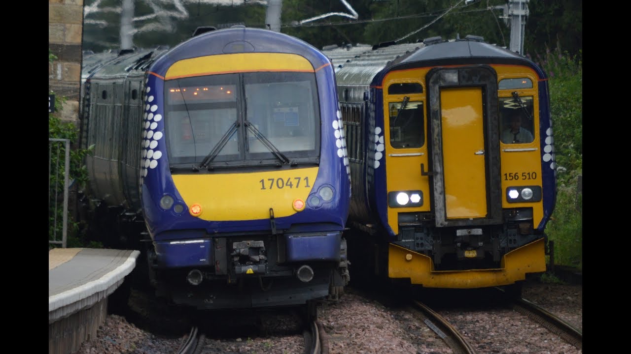 Fast peak-time trains at Croy | GTEL + CL - 27/07/2017