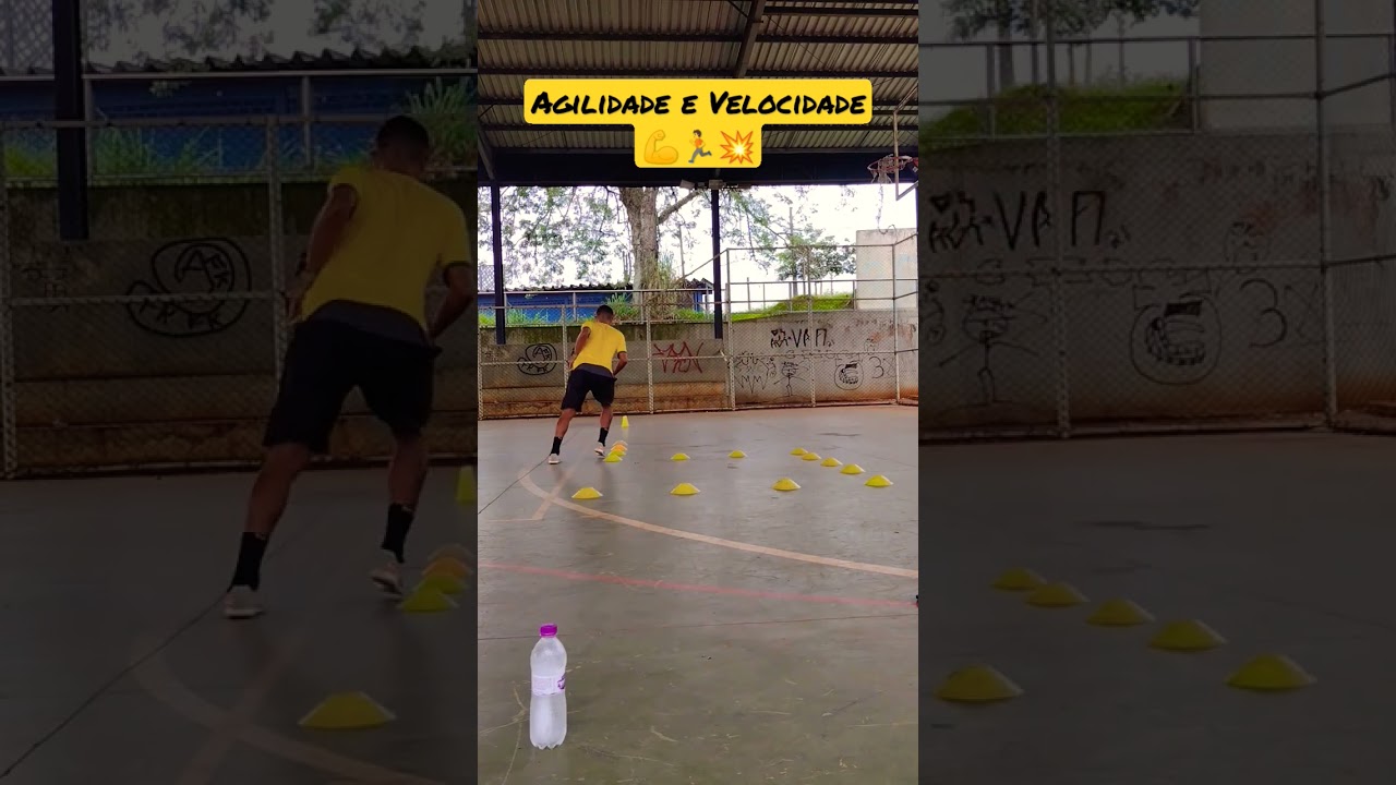 TREINO DE FUTEBOL COM CONES | AGILIDADE E VELOCIDADE E COORDENA&Ccedil;&Atilde;O 💪🏃💪🏃💥 #futebol #treino #velocity