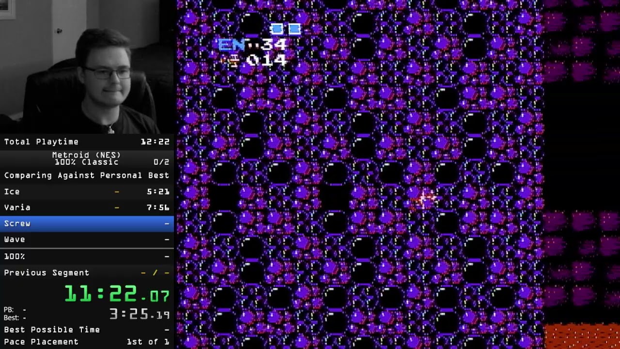 Metroid 100% Classic за 48:10 (мировой рекорд)
