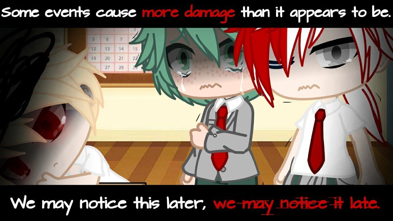 Kacchan are you okay? [Gacha Club BNHA TodoBakuDeku(maybe) ] {Sad Bakugou}part 1/?