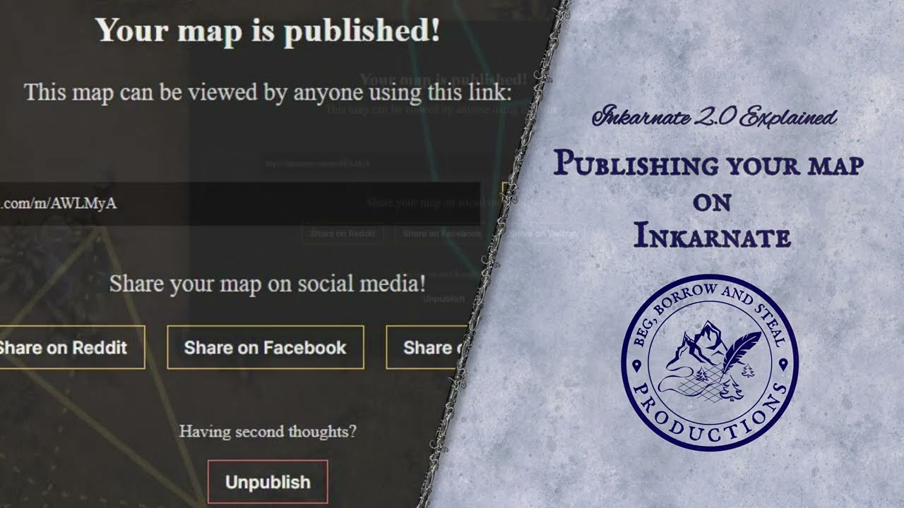 Everything You Need To Know About PUBLISHING MAPS on Inkarnate