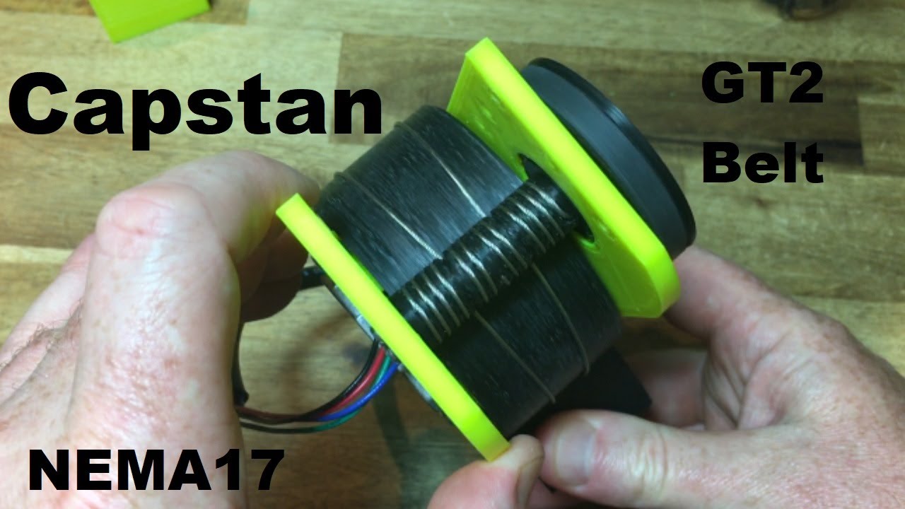 Capstan Drive NEMA 17 Stepper Timing Belt