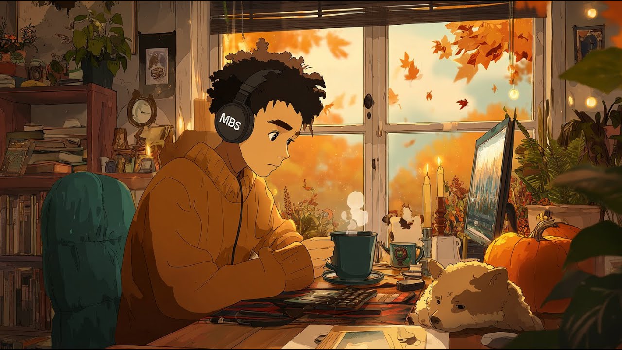 Cozy Fall Lofi Beats 🍂 Chillhop for Studying, Relaxing, and Thanksgiving Mood