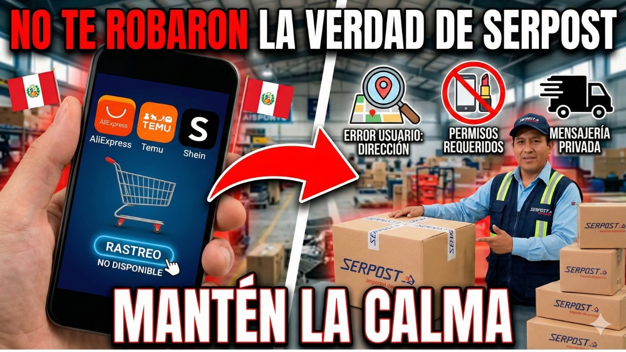 &iquest;Serpost se queda con tus compras de Temu y AliExpress? &iexcl;NO TE ROBARON!