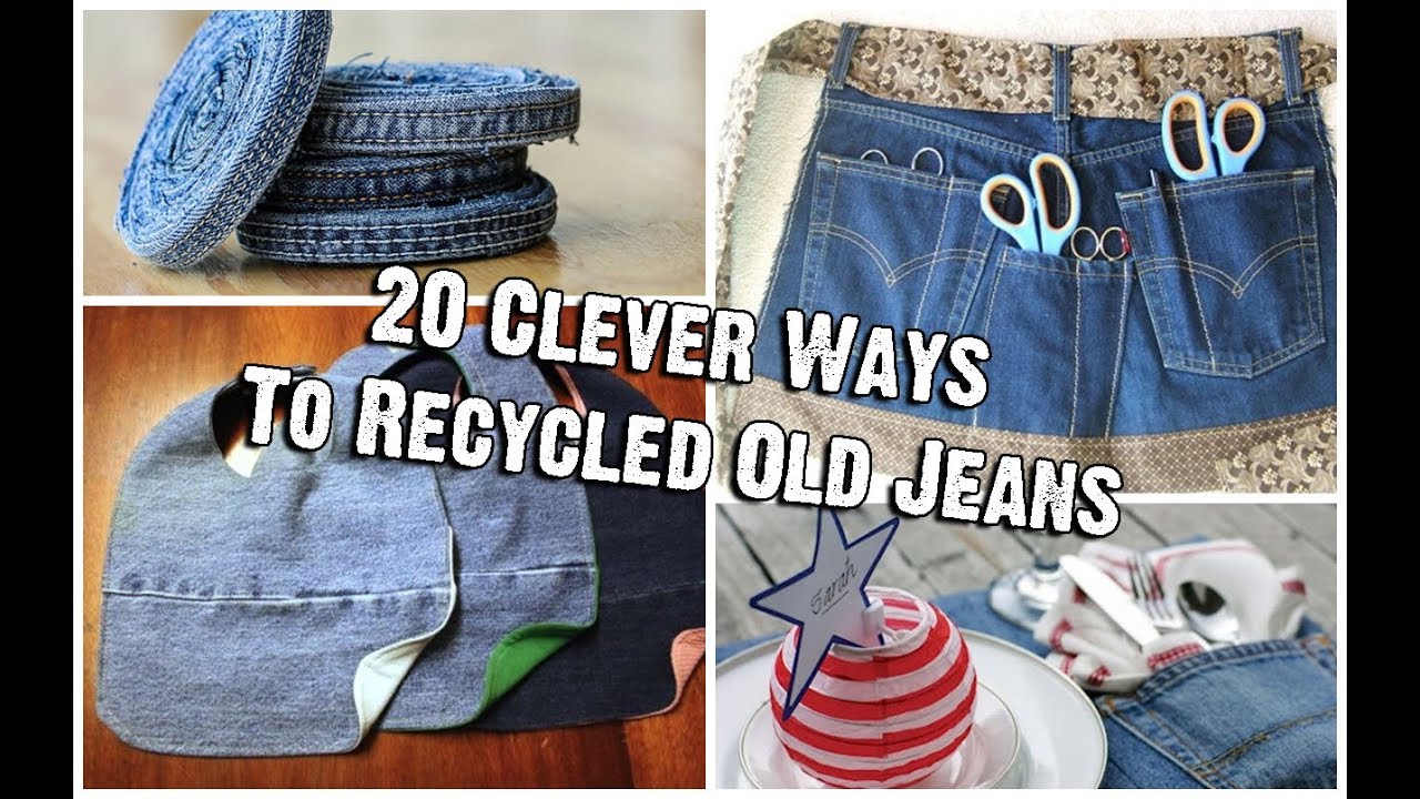 20 Clever Ways To Recycled Old Jeans