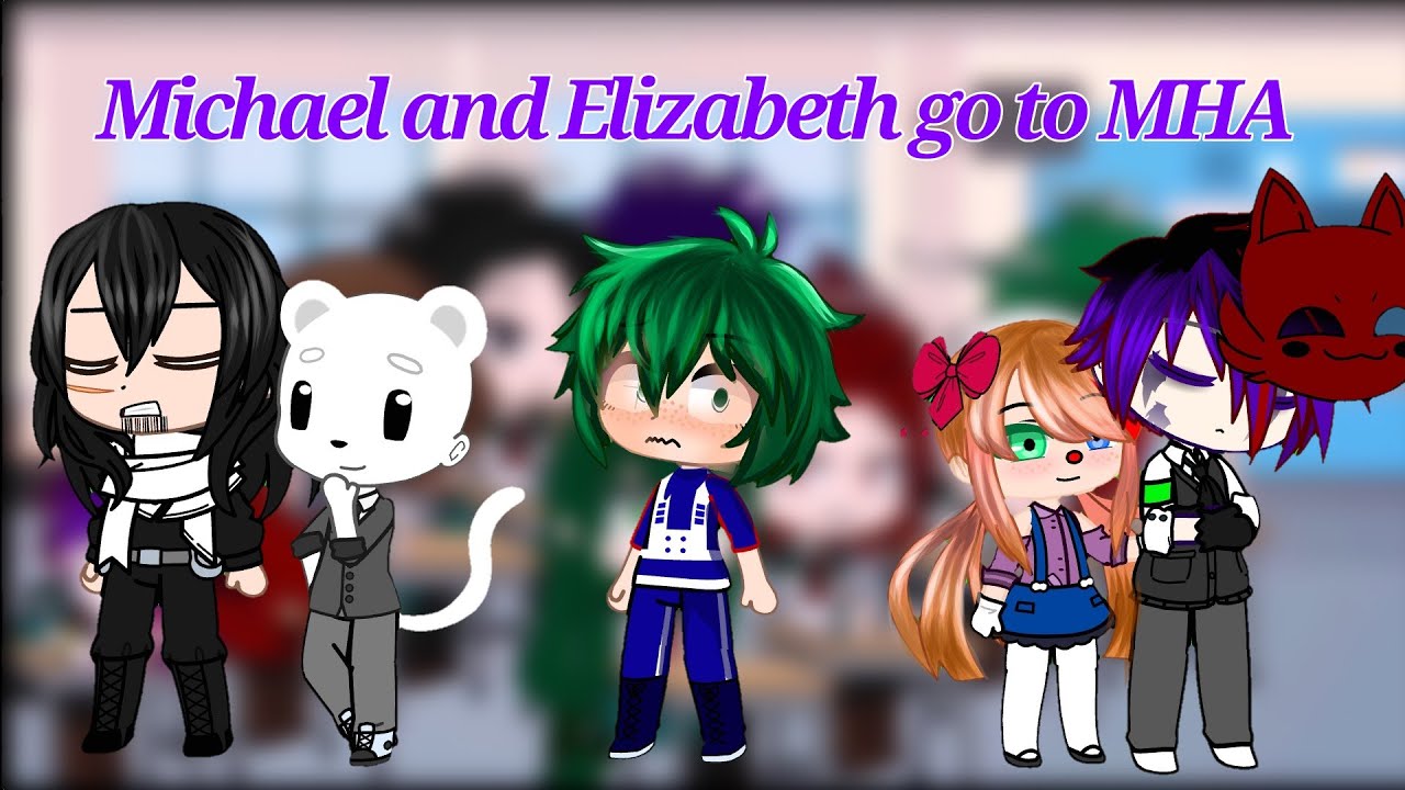 My hero meets Michael and Elizabeth Afton || Tape dimensions || read desc