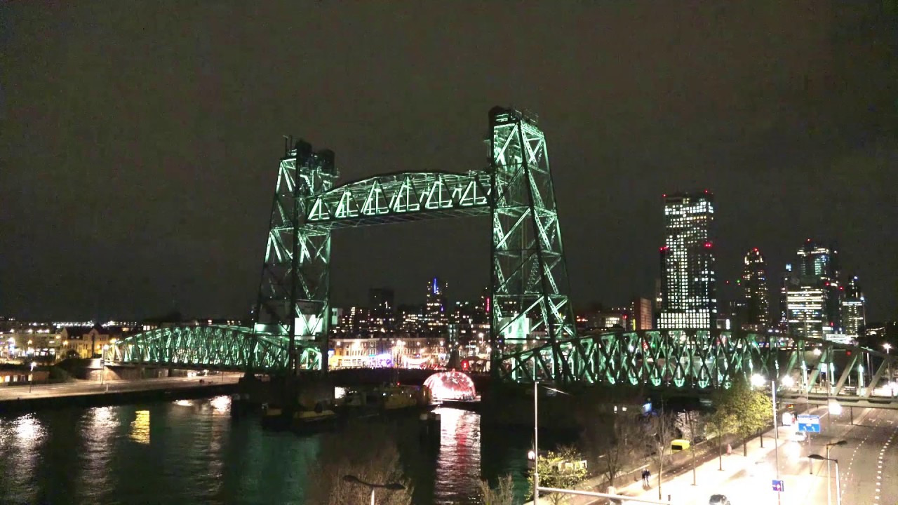 Lichtshow De Hef Rotterdam