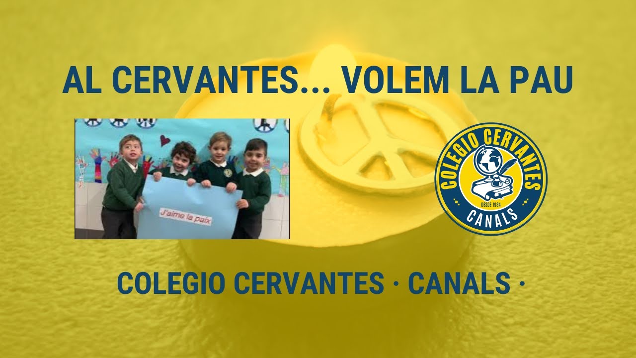AL CERVANTES... VOLEM LA PAU.