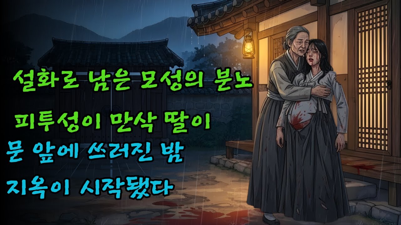 [ 친정 문 앞에 쓰러진 만삭 딸 | 전래 설화로 남은 지옥의 밤 ]