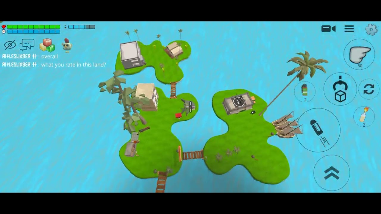 Tour #1 the II: Land map (refined) #chickengun #gaming #games #island #sandbox