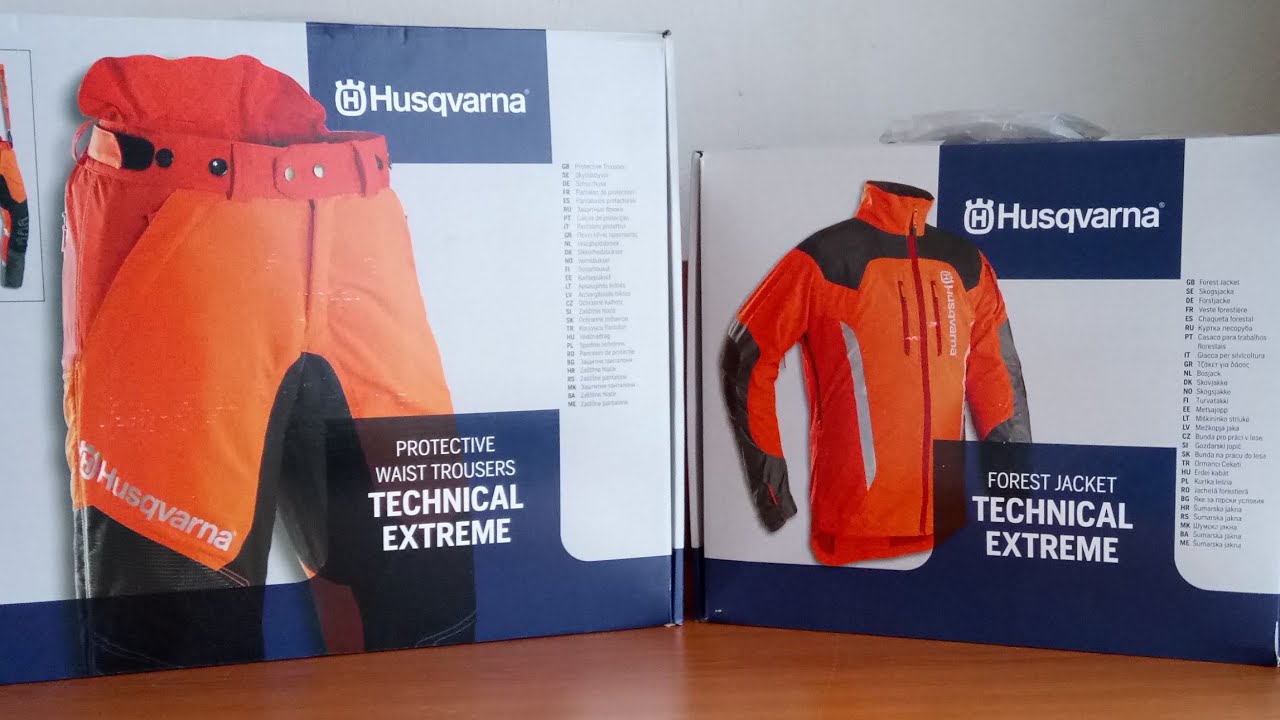 Protective wais trousers Technical Extreme Husqvarna and jacket Technical Extreme Husqvarna