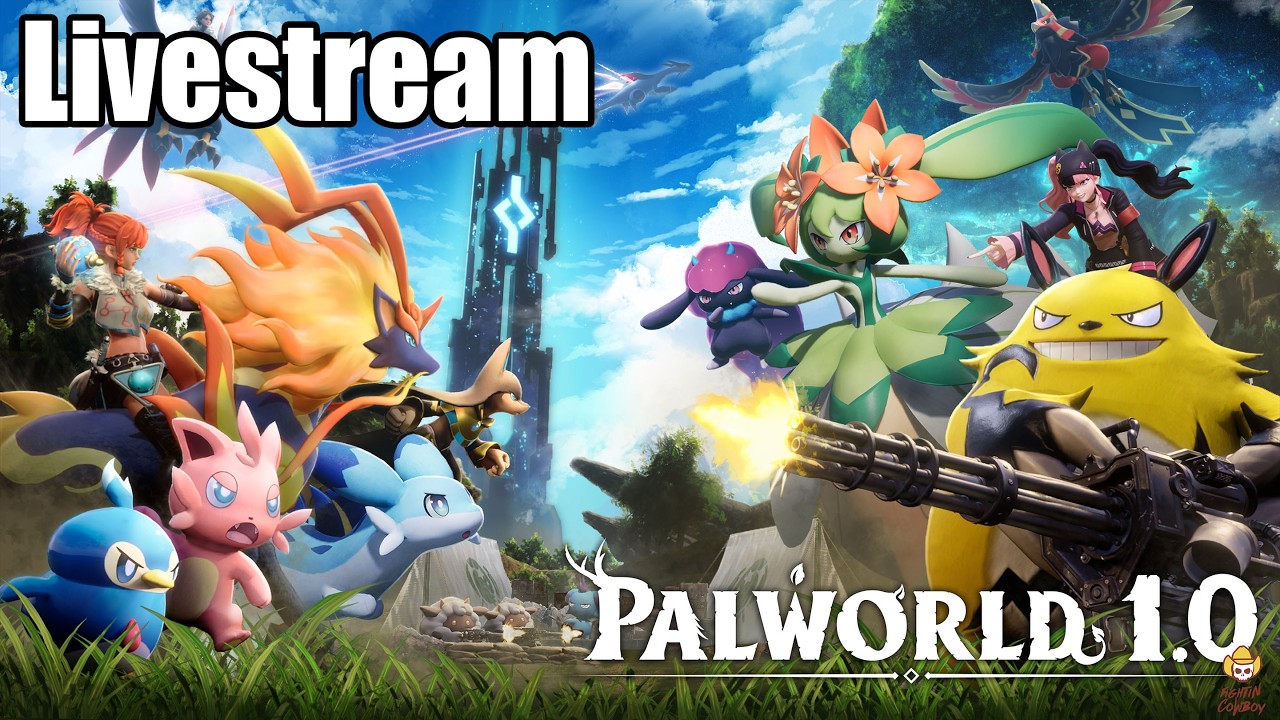 🔴Live - Palworld 1.0 - Converted to Solo + Unrandomized! Pushing for the End