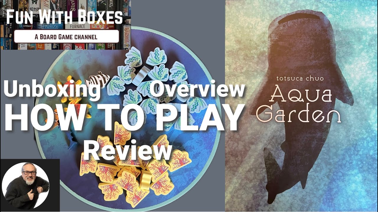 Aqua Garden Board Game | Kickstarter Edition | How to Play plus Unboxing, Overview and Review