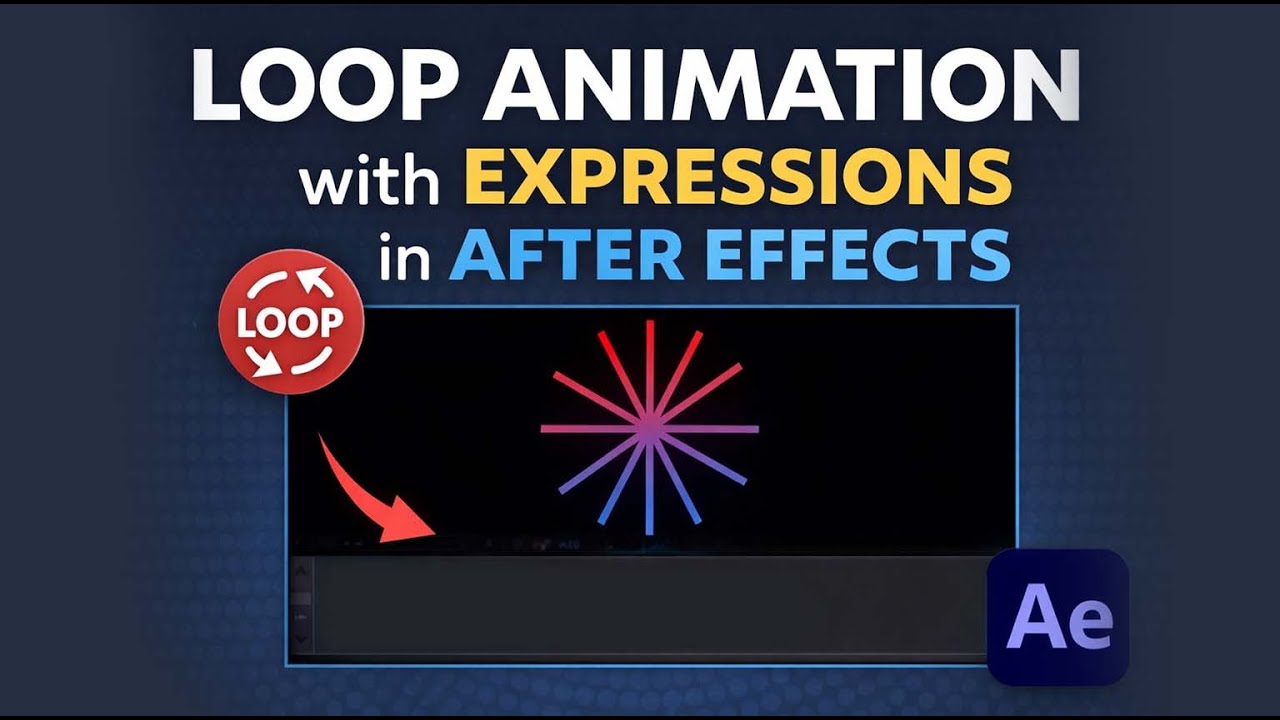 After Effects Tutorial | Loop Animation Expression