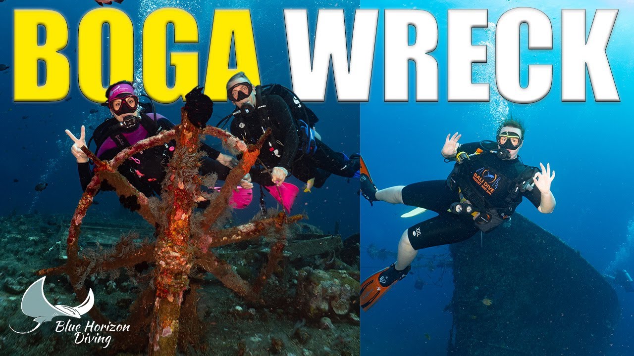 Scuba Diving BOGA Wreck | Better Than The LIBERTY WRECK In BALI ? 🇮🇩