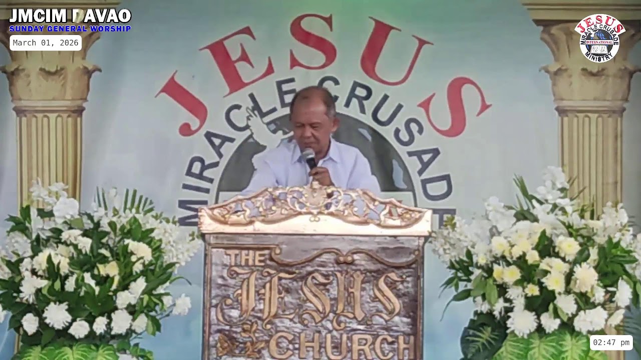 JMCIM Davao City | Sunday General Worship | March 1, 2026