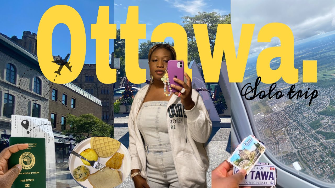 3-Day SOLO TRAVEL to OTTAWA Vlog | Nigeria Passport, Exploring the city, Shopping