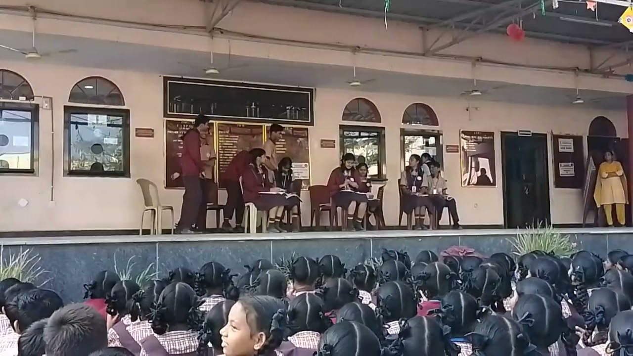 Last Assembly Activity by 10th class 2022-23, SPS High School, Kompally.