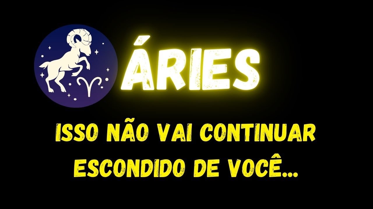 ♈️ÁRIES😮ISSO NÃO VAI CONTINUAR ESCONDIDO DE VOCÊ...