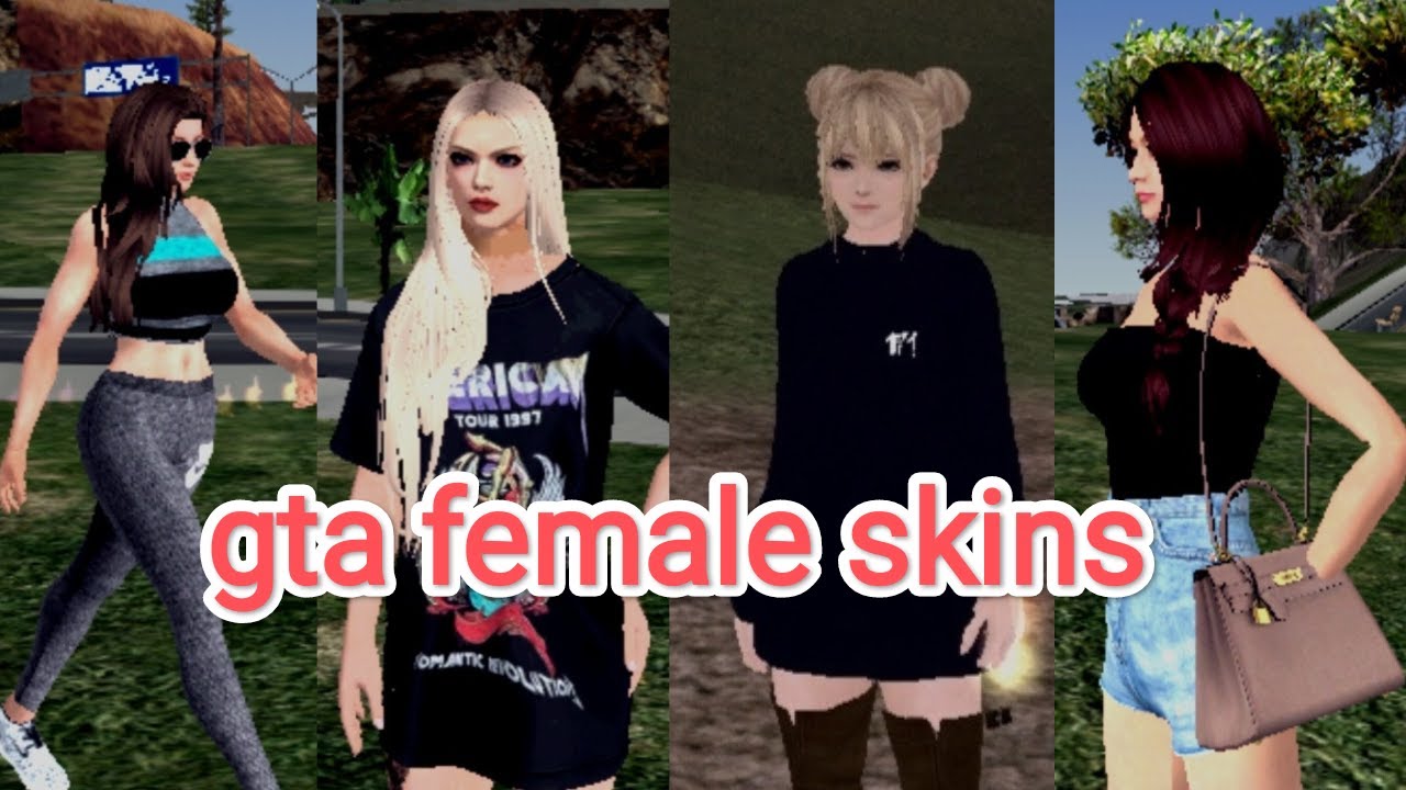 GTA FEMALE SKIN MOD👗| Android mobile| gta san Andreas 👻 #gtasanandreas #sampmobile