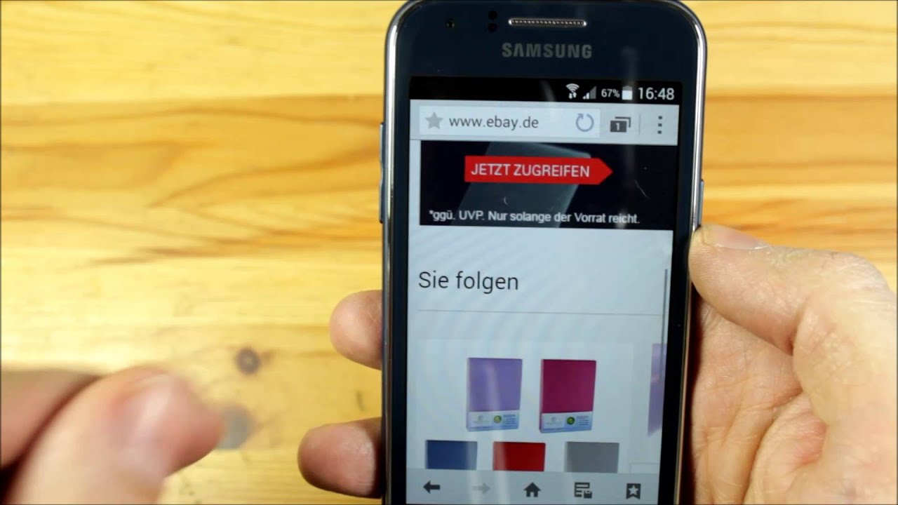 Smartphone unter 100€ ? Samsung Galaxy J1 Review / Test - Deutsch