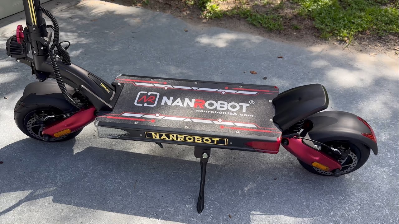 Unboxing - Nanrobot LS7+ 72v Electric Scooter - Steering Damper Install - Showing