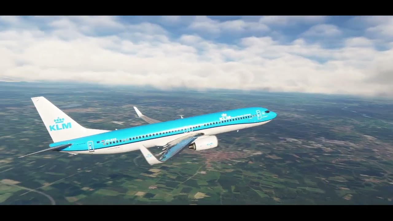 Turin Itally to Brussels 737 900 KLM