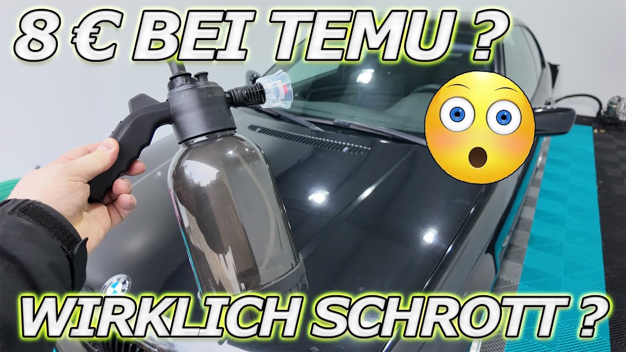 😮SCHAUMSPR&Uuml;HER BEI TEMU F&Uuml;R 8 EURO!😮HOT OR SCHROTT ? TEMU SPEZIAL