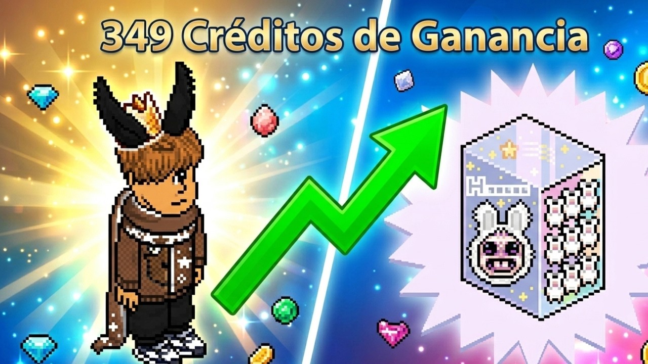 Te muestro como he ganado 349c TRADEANDO en Habbo | Aprovechando al máximo los Habubus | Habbo 2025