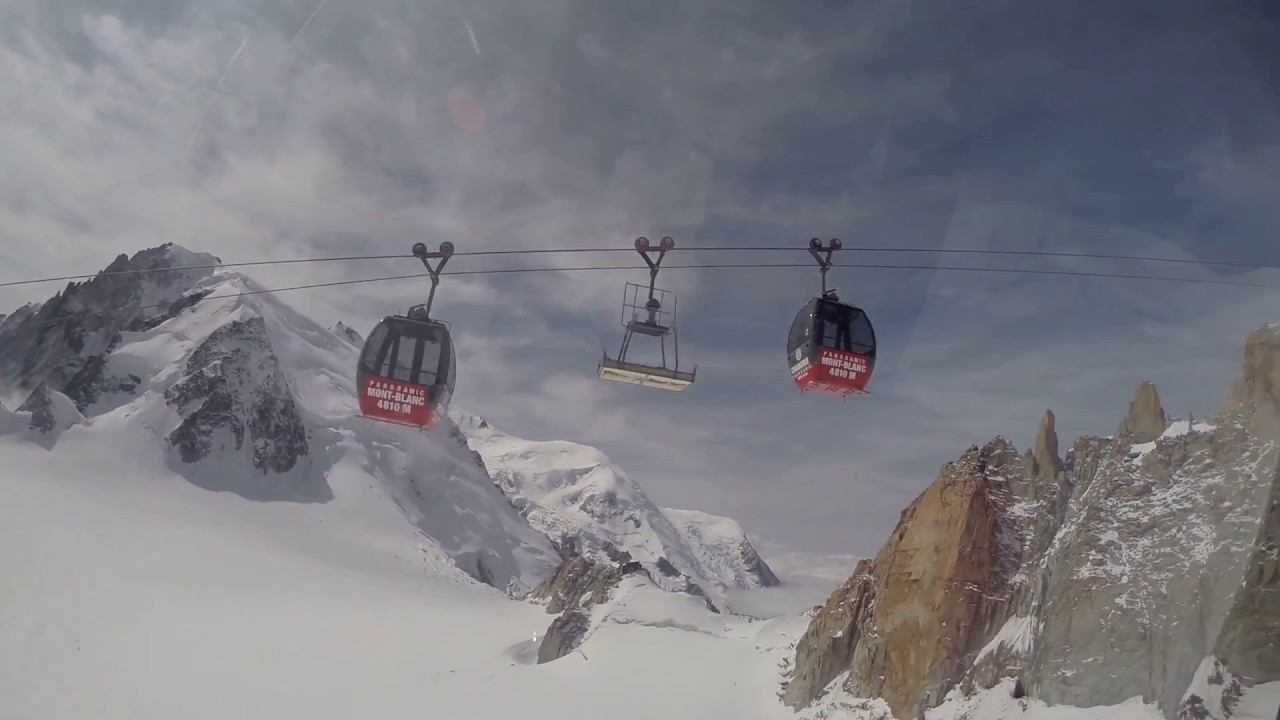 Kleinkabinenbahn Vallée Blanche, Chamonix/Courmayeur