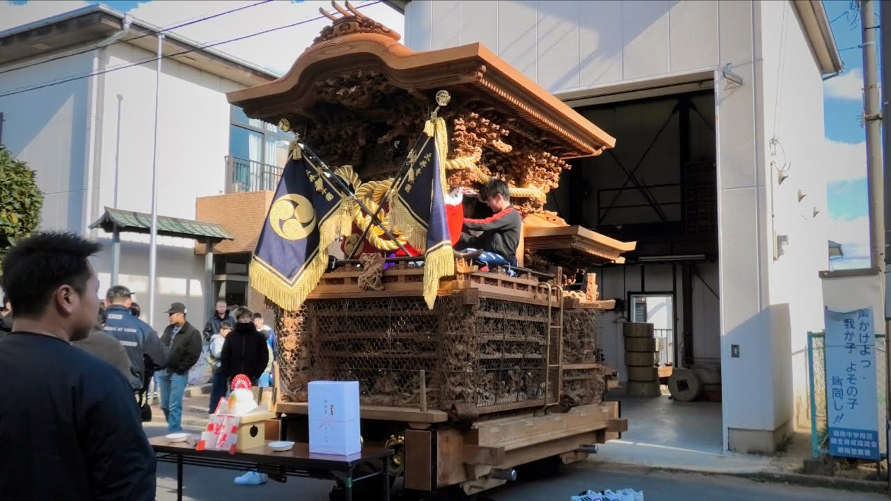 太井だんじり新年初叩き 鳴り物 | 令和8年1月2日