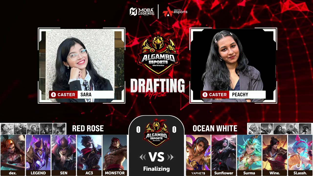 Knockout Stage | Match 2: Ocean white vs Red Rose eSport | Algambo Esports Elite 16 Scrims