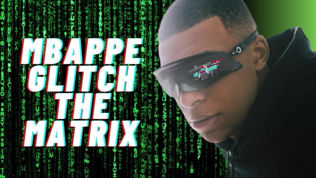Bug de la matrice incroyable pendant un match de foot (Mbappé glitch the matrix)