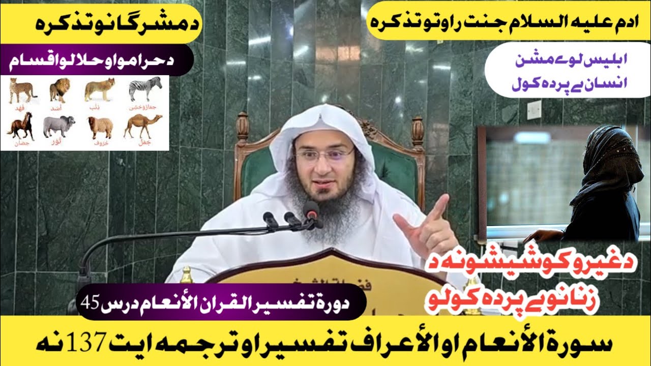 Dora e Tafseer Al Quran | دورة تفسیر القران الأنعام  او  درس45 |Sheikh Abu Hassan Swati  new tafseer