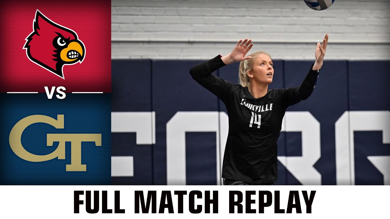 Louisville vs Georgia Tech Full Match | 2022 ACC Volleyball