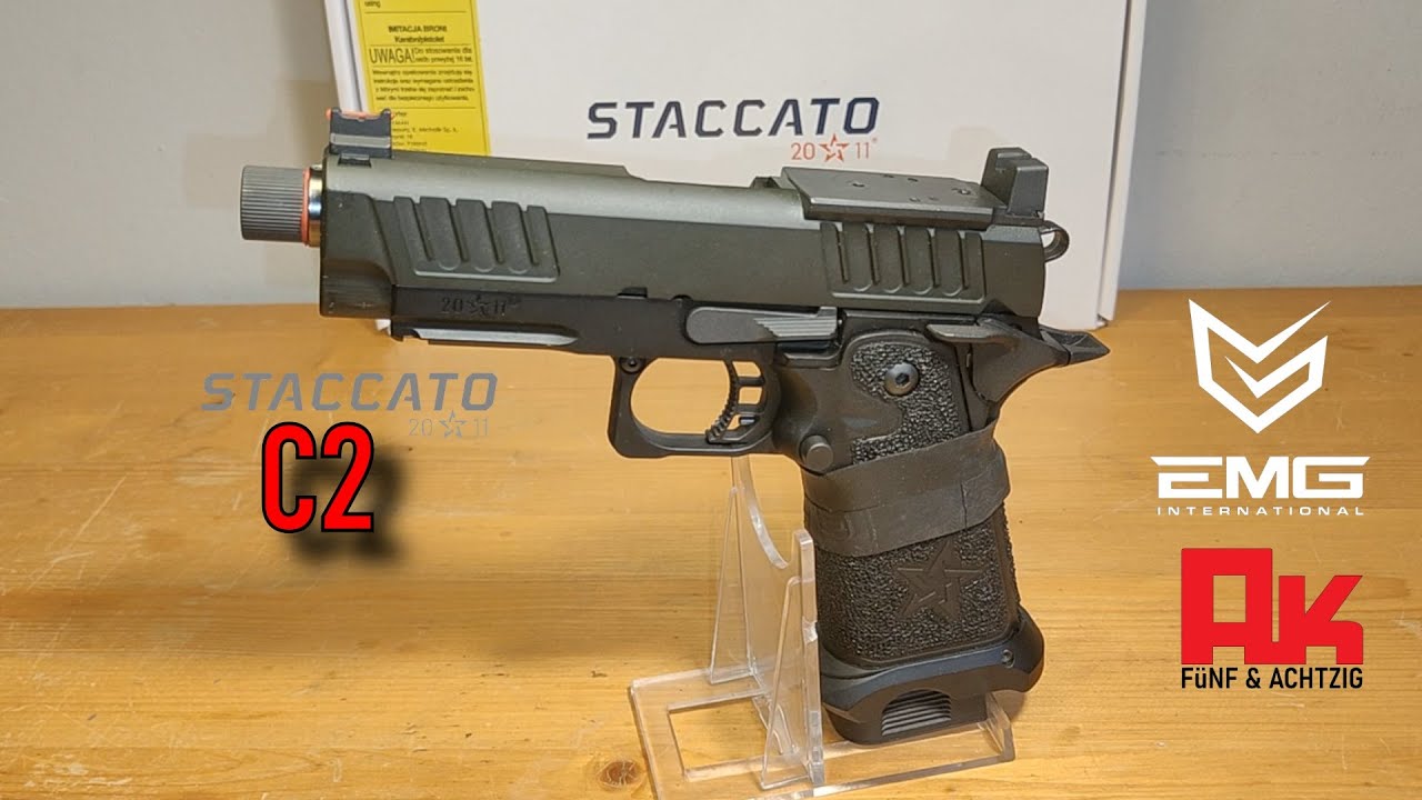 [Review] EMG/AA - Staccato C2 T8 GBB Upgrade Verion #airsoft #gbb #staccato2011 #airsofthelden