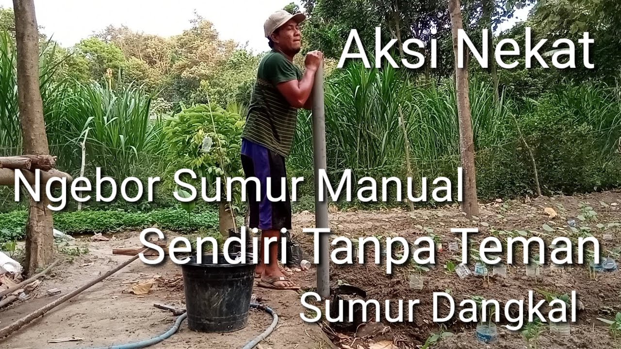 Nekat Ngebor Sumur Sendiri, Demi Tanaman Sayuran