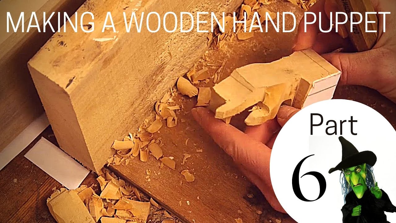 Making A Wooden Hand Puppet - Part 6
