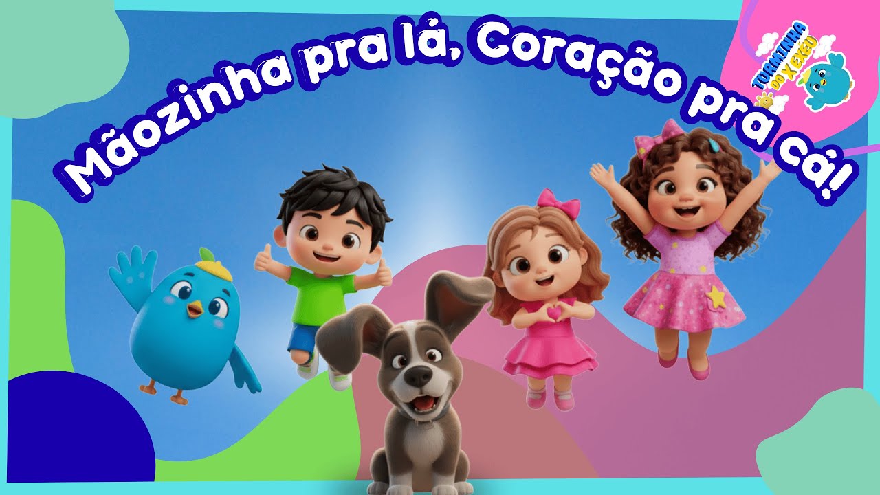 Mãozinha pra lá, Coração pra cá! ♫ Música Infantil para Dançar | Turminha do Xexéu